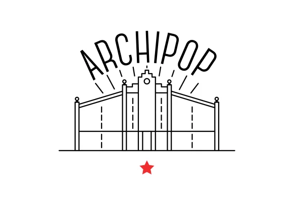 New Logo Archipop Noir sur fond blanc