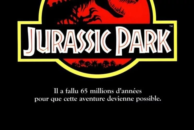 affiche du film JURASSIC PARK projeté au cinéma de l'ASCA à Beauvais